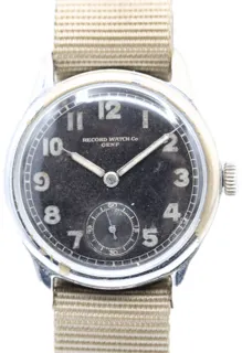 Record Watch Company German Military Stainless steel Black