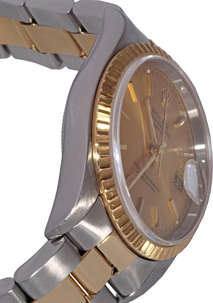 Rolex Oyster Perpetual Date 15223 34mm Stainless steel Champagne 6