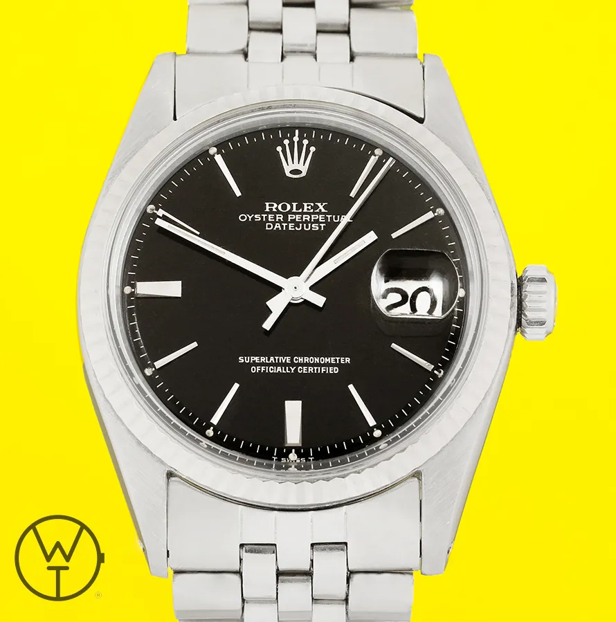 Rolex Datejust 1601 36mm Stainless steel Black