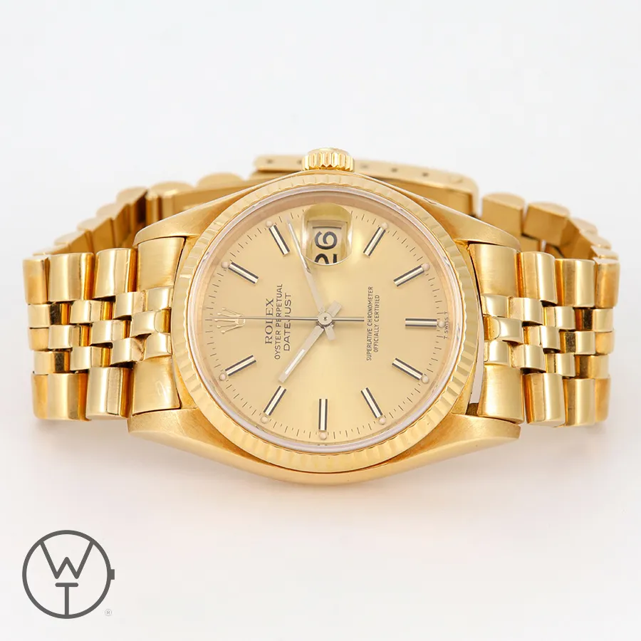 Rolex Datejust 36 16018 36mm Yellow gold Champagne 6