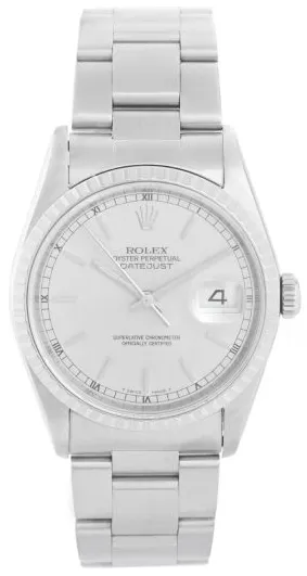 Rolex Datejust 16220 36mm Stainless steel Silver