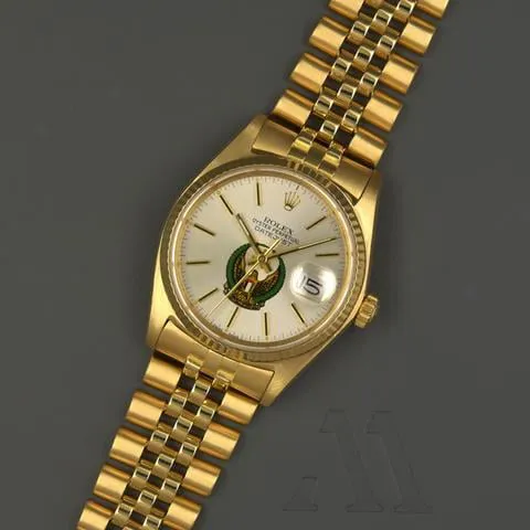 Rolex Datejust 36 16018 36mm Yellow gold Silver