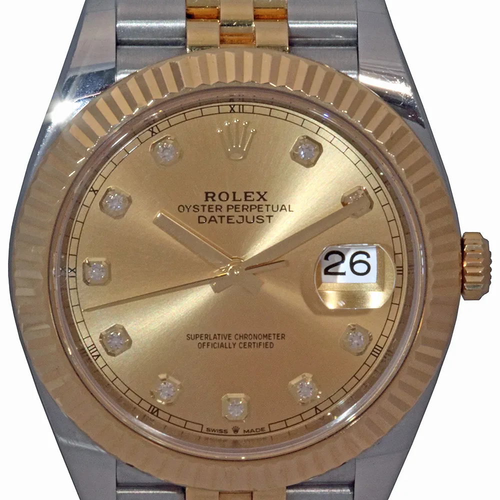 Rolex Datejust 41 126333 41mm Yellow gold and Stainless steel Champagne 3