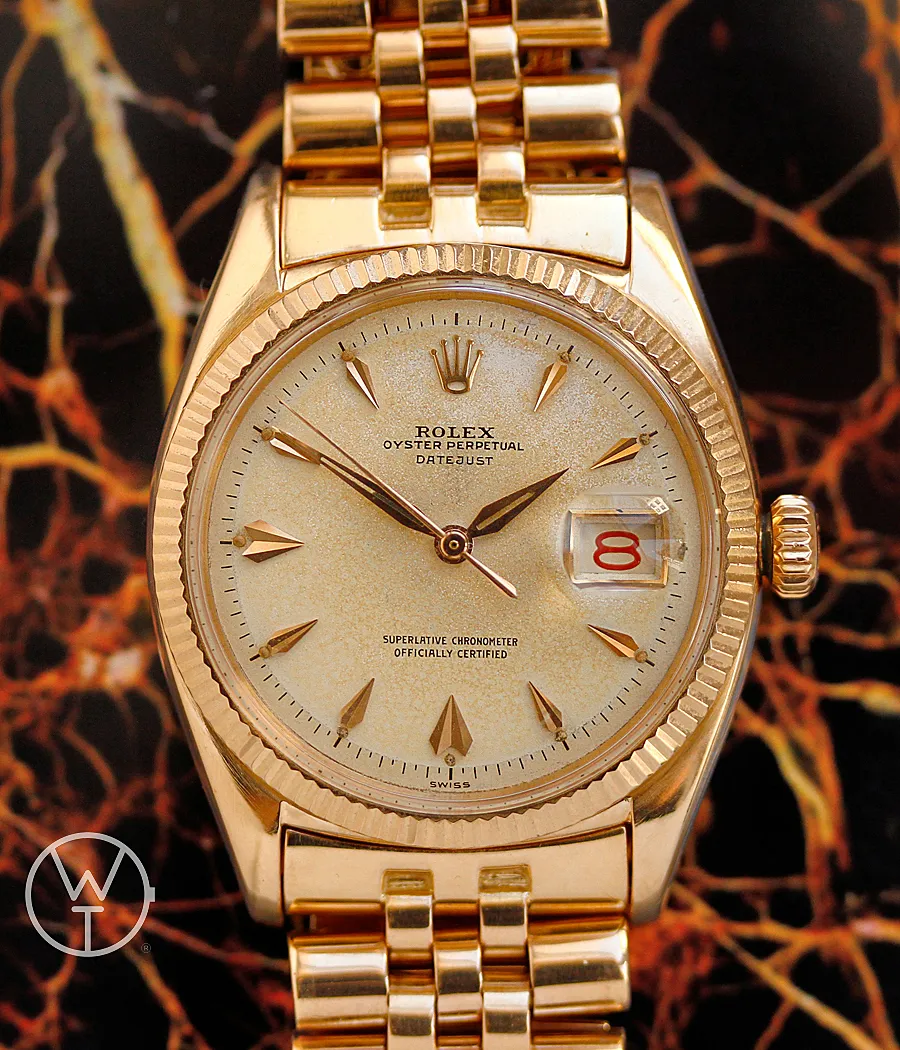 Rolex Datejust 36 6605 36mm Rose gold Silver