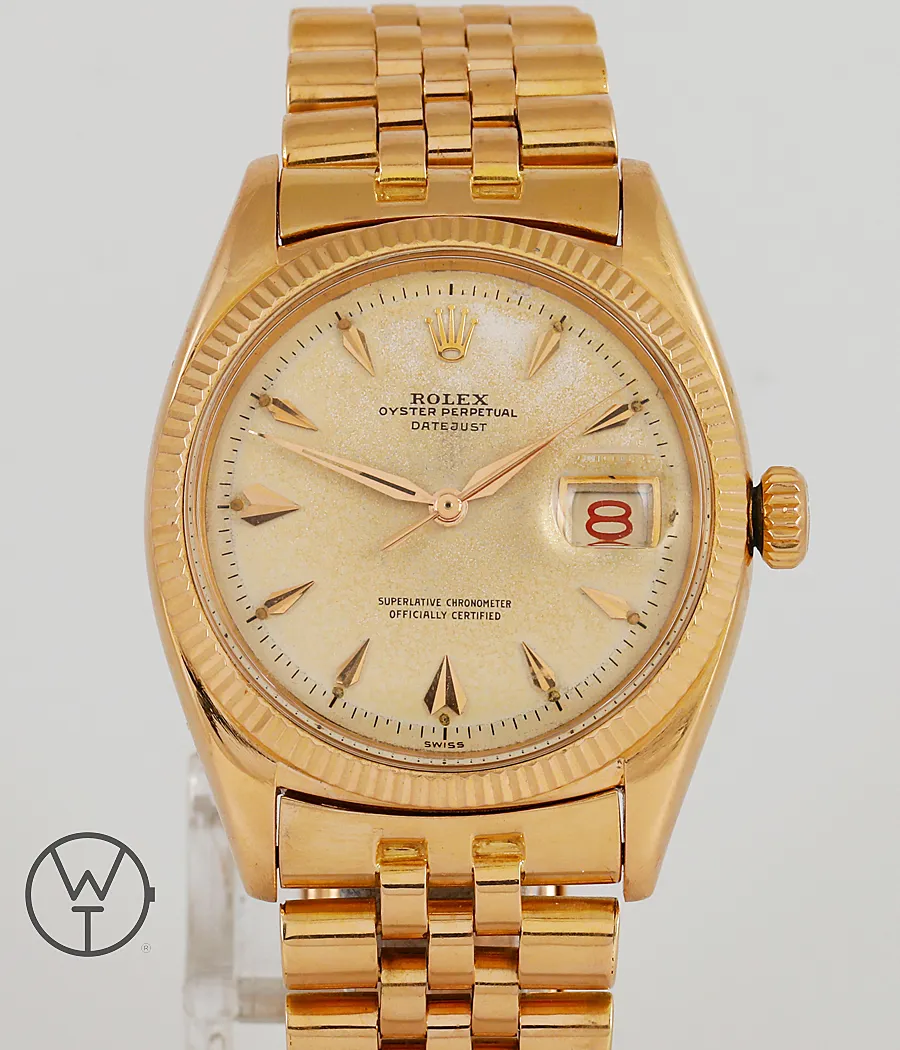 Rolex Datejust 36 6605 36mm Rose gold Silver 15