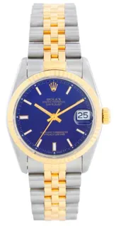 Rolex Datejust 31 68273 Yellow gold and Stainless steel Blue