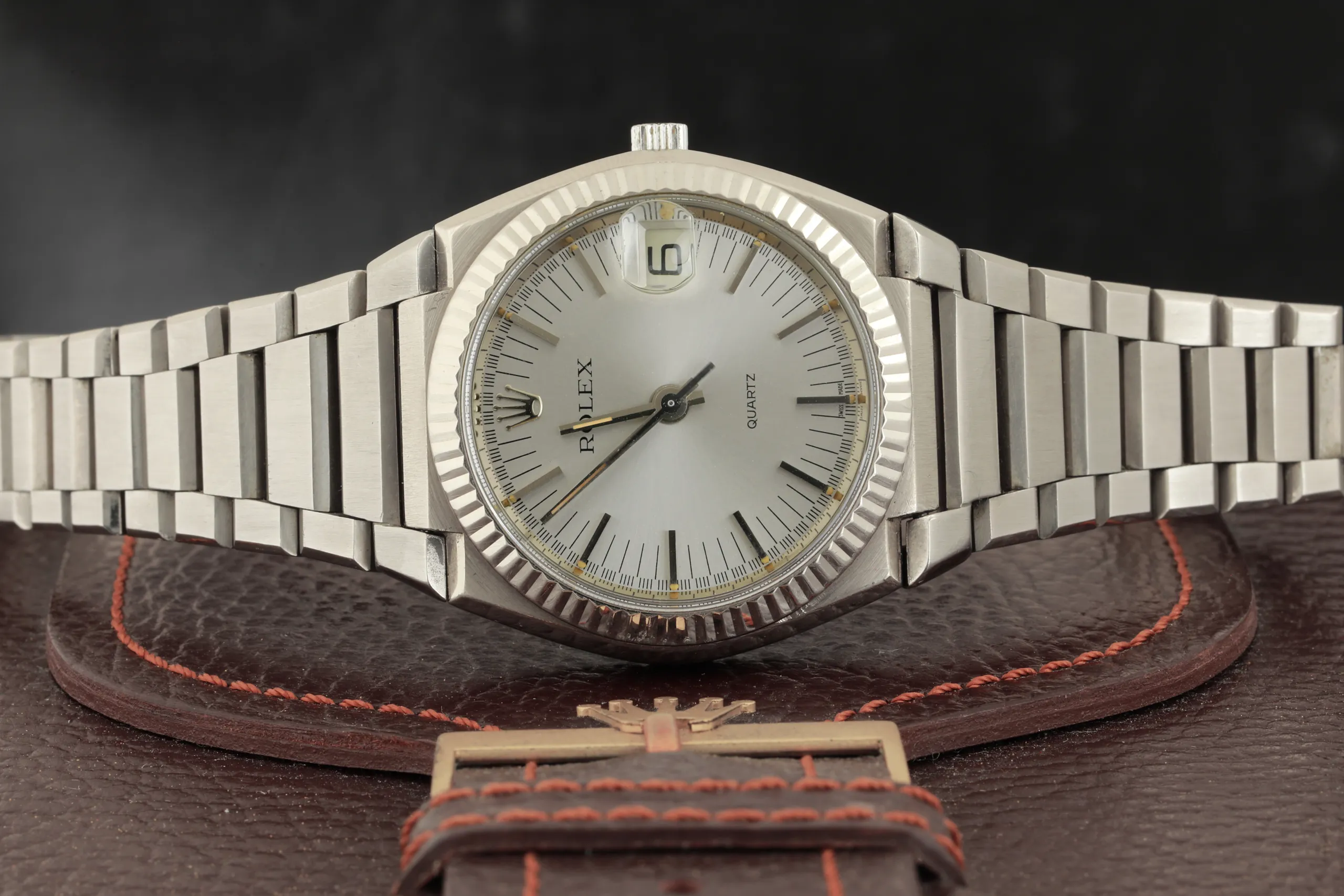 Rolex Datejust Oysterquartz 5100 nullmm White gold Silver