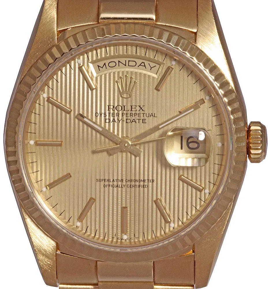 Rolex Day-Date 36 18238 36mm Yellow gold Champagne 3