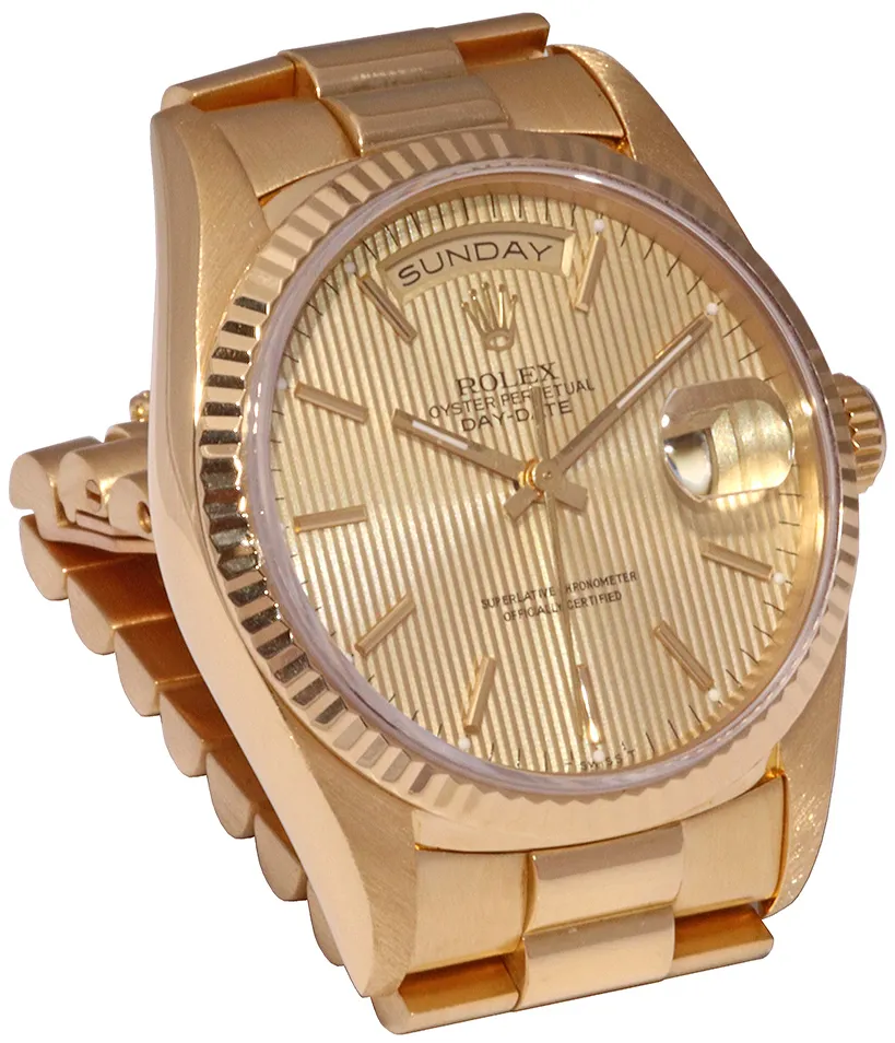 Rolex Day-Date 36 18238 36mm Yellow gold Champagne 8