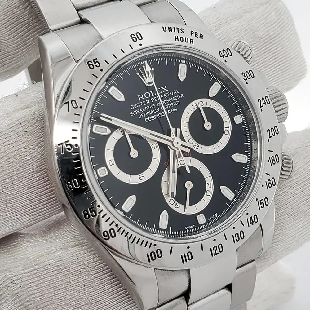 Rolex Daytona 116520-0015 40mm Stainless steel Black