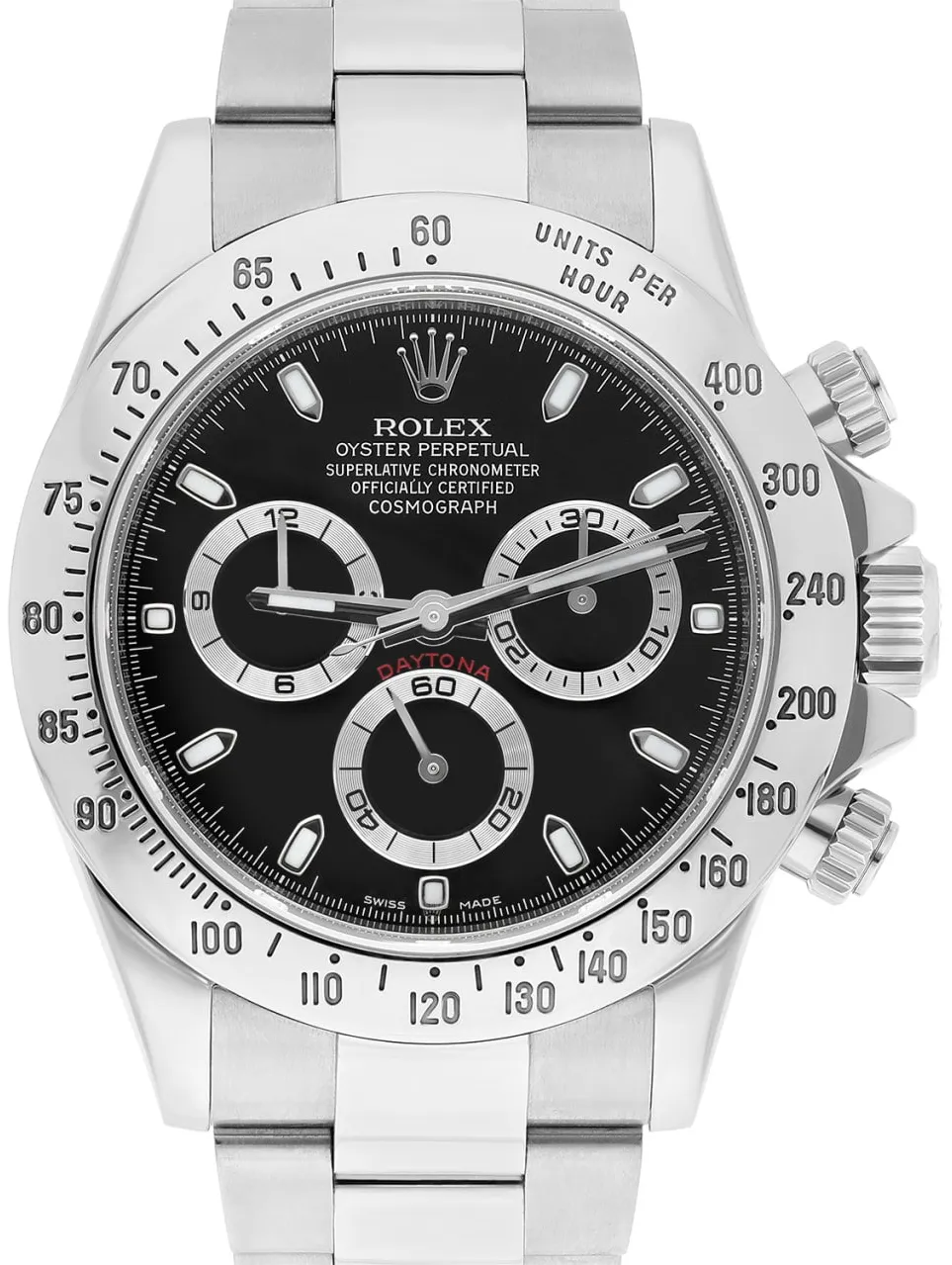 Rolex Daytona 116520-0015 40mm Stainless steel Black