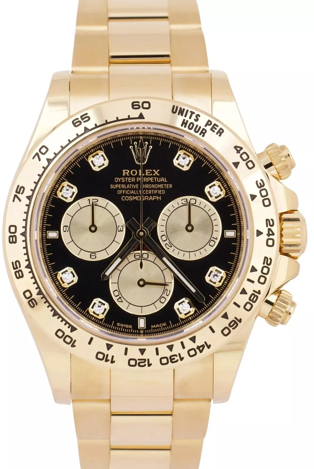 Rolex Daytona 126508-0003 40mm 18k yellow gold Black