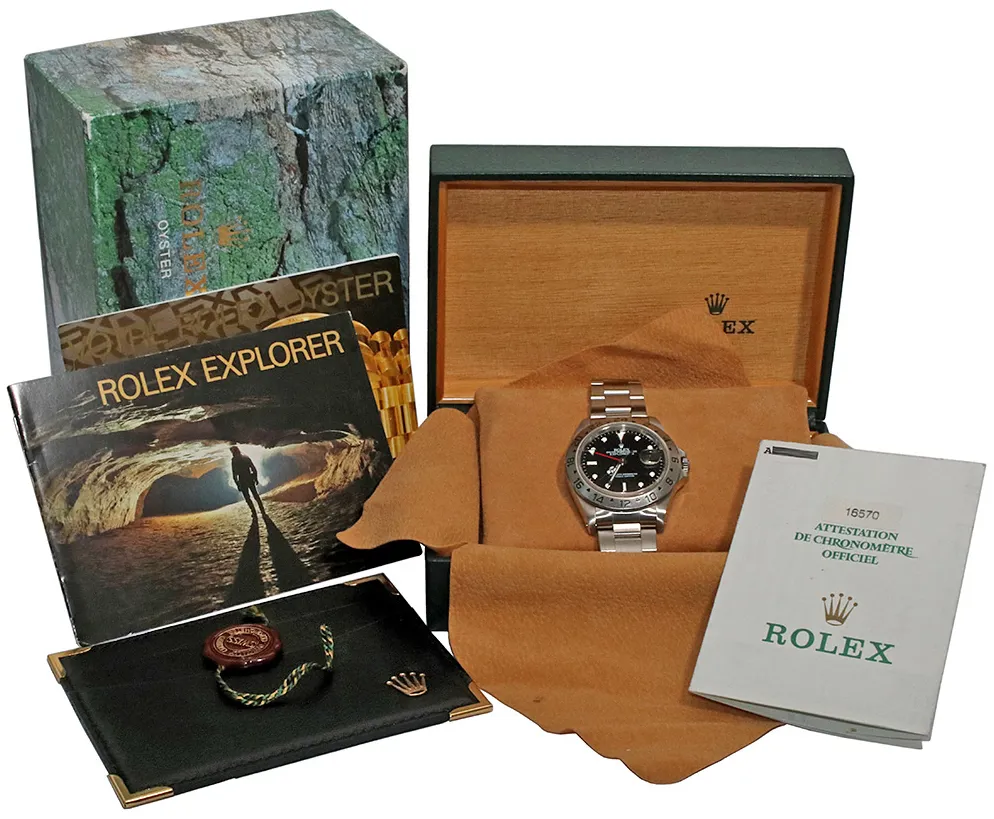 Rolex Explorer II 16570 40mm Stainless steel Black