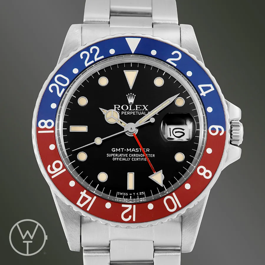 Rolex GMT-Master 16750 40mm Stainless steel Black