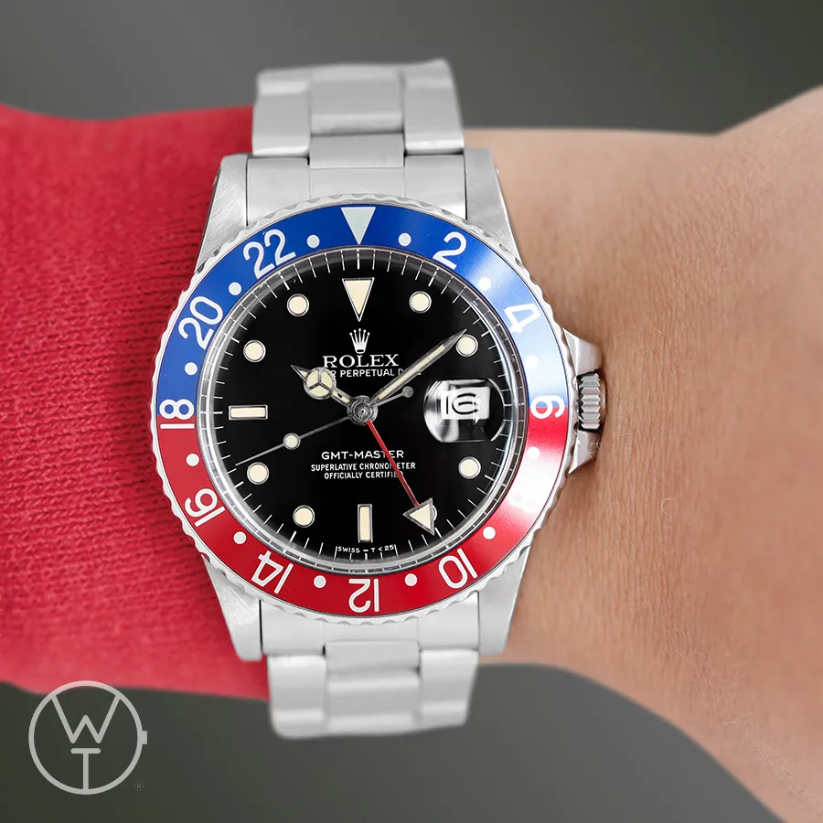 Rolex GMT-Master 16750 40mm Stainless steel Black 1