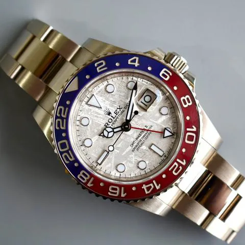 Rolex GMT-Master II 126719BLRO 40mm White gold Gray