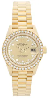 Rolex Lady-Datejust 79138 Yellow gold Champagne