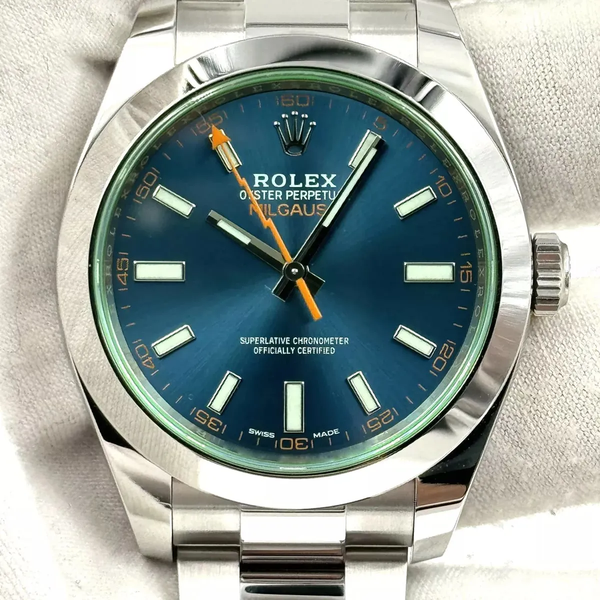 Rolex Milgauss 116400GV-0002 40mm Stainless steel Blue