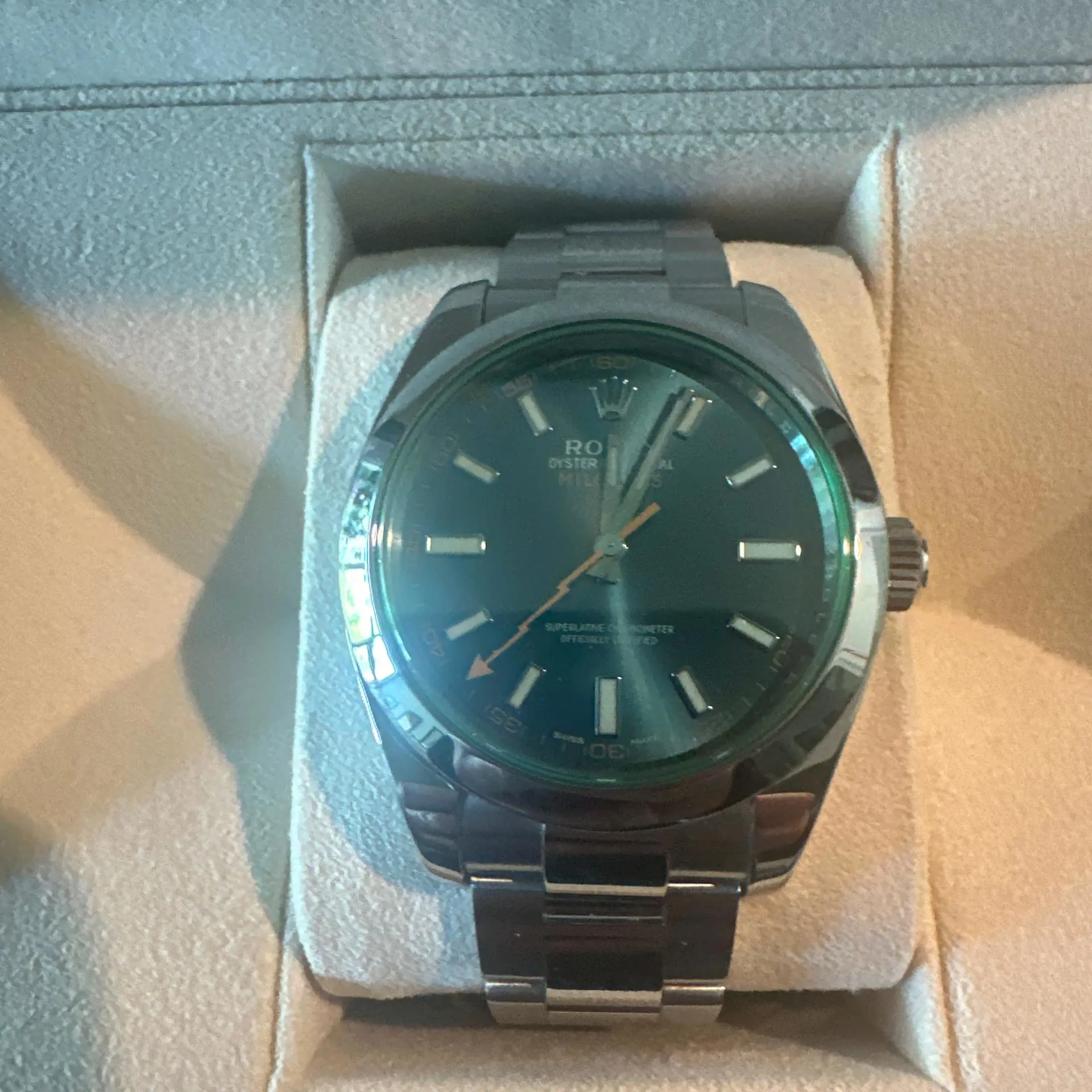 Rolex Milgauss 116400GV-0002 40mm Stainless steel Blue