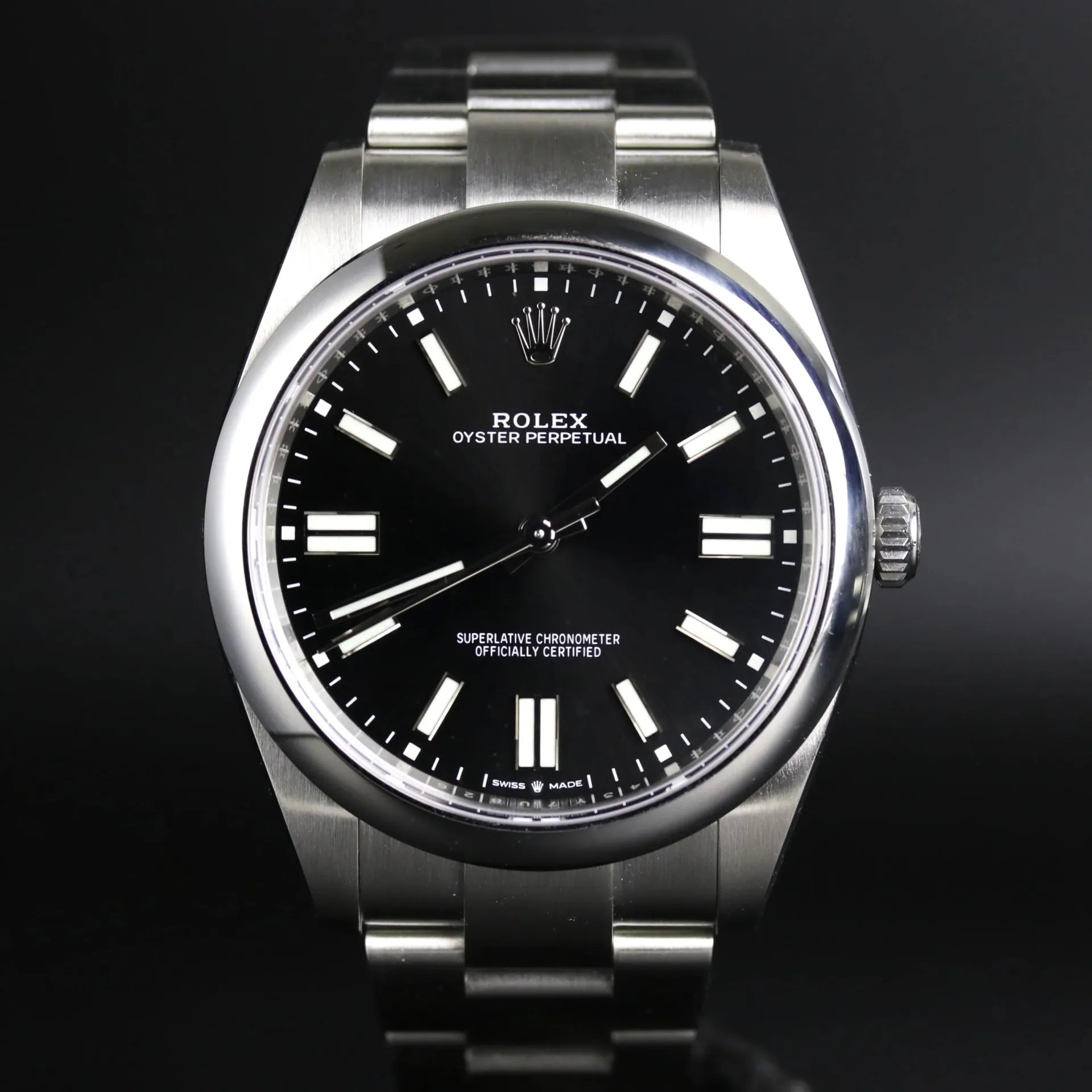 Rolex Oyster Perpetual 124300-0002 41mm Oystersteel Black