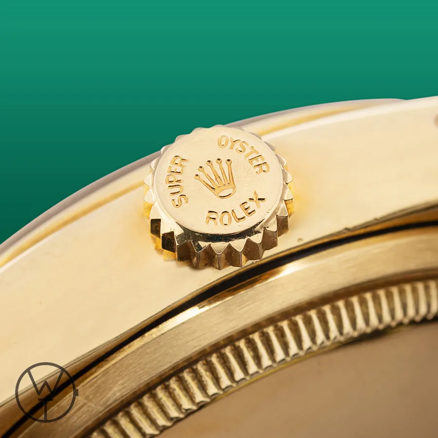 Rolex Oyster Perpetual "Stelline" 6062 36mm Yellow gold Silver 6