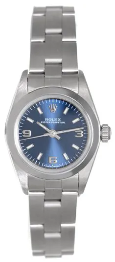 Rolex Oyster Perpetual 76080 24mm Stainless steel Blue