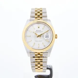 Rolex Datejust 41 126333 Yellow gold and Stainless steel Silver