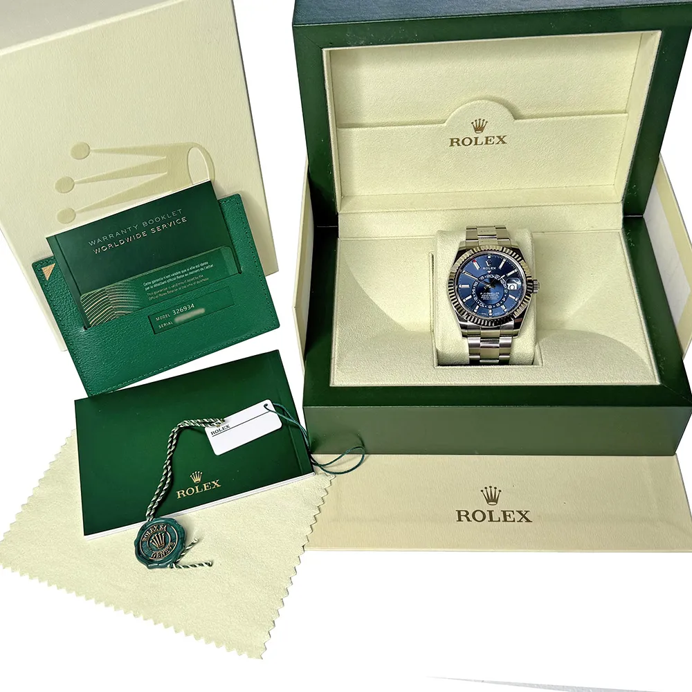 Rolex Sky-Dweller 326934 42mm Stainless steel Blue