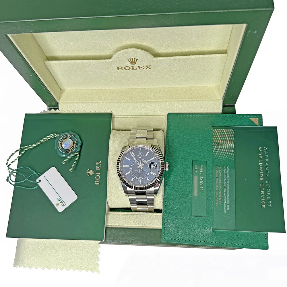 Rolex Sky-Dweller 326934 42mm Stainless steel Blue 7