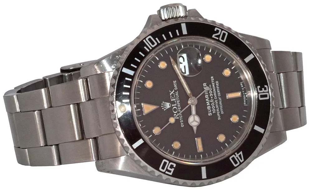 Rolex Submariner 168000 40mm Stainless steel Black 4