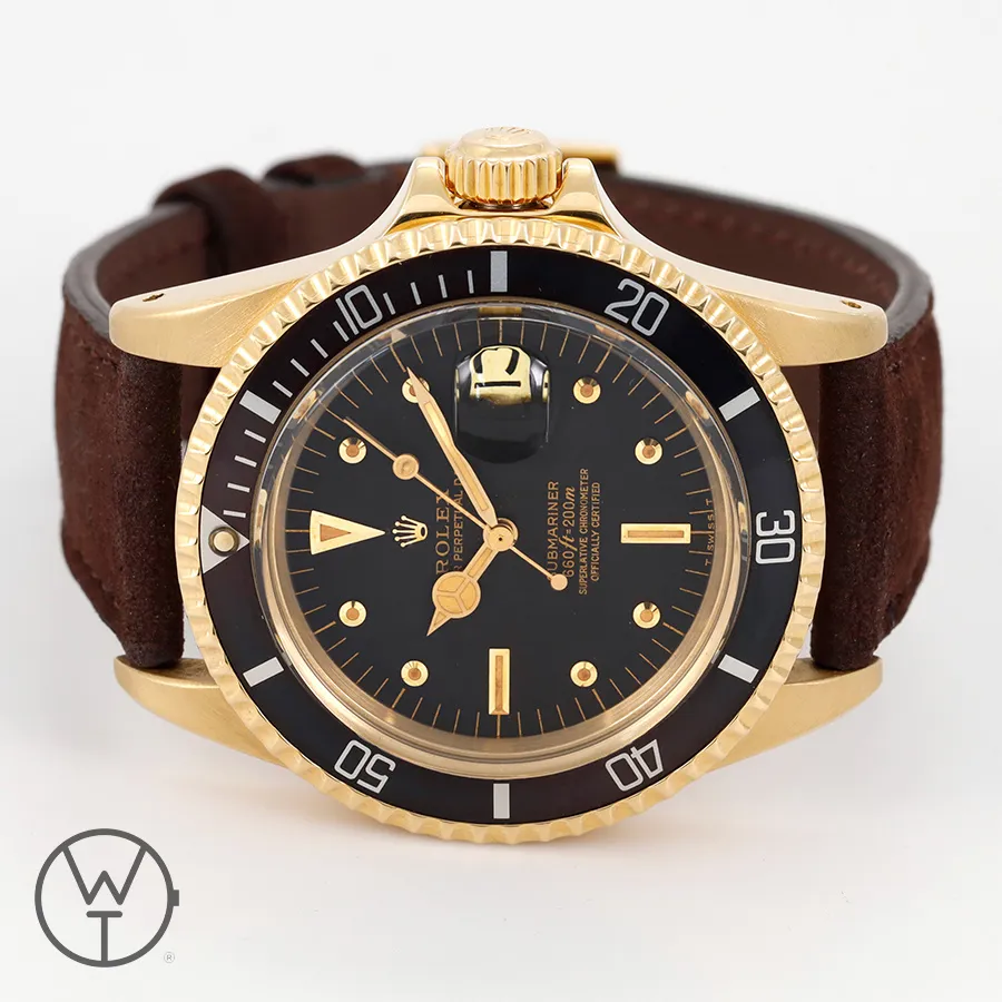 Rolex Submariner 1680 40mm Yellow gold Black 8