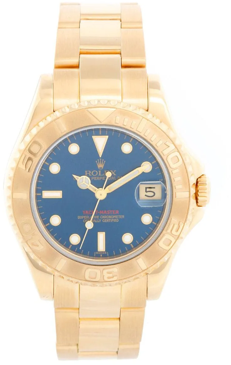 Rolex Yacht-Master 68628 35mm Yellow gold Blue