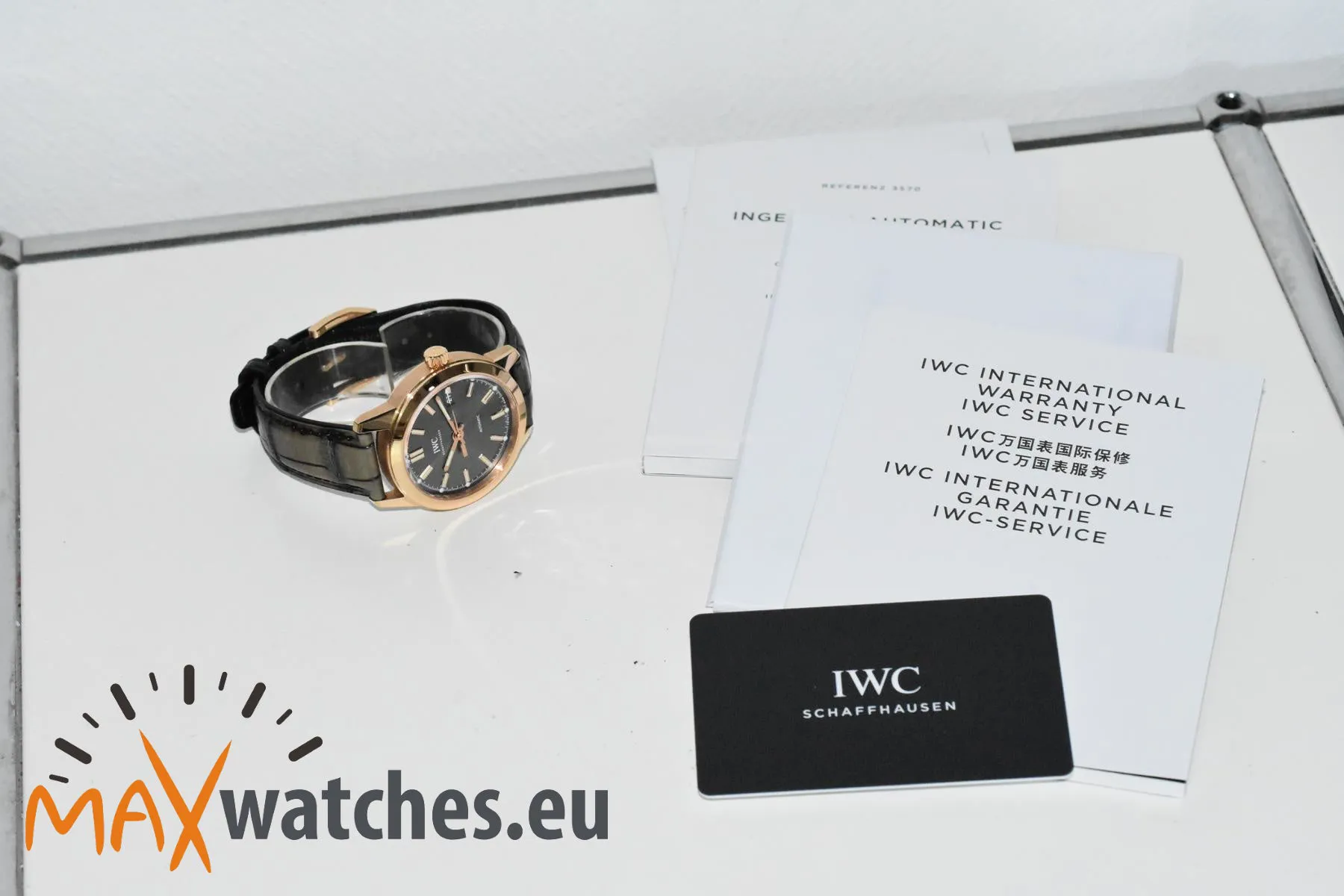 IWC Ingenieur IW357003 40mm Rose gold and 18k rose gold Gray 10