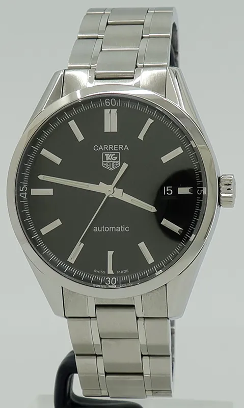 TAG Heuer Carrera Calibre 5 WV211B 39mm Stainless steel Black