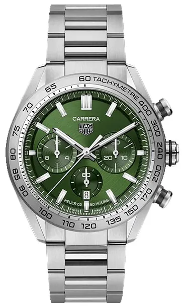 TAG Heuer Carrera CBN2A10.BA0643 44mm Stainless steel Green