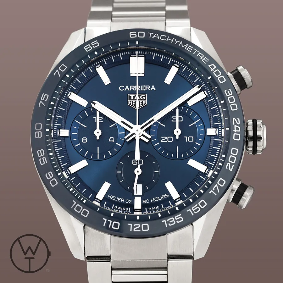 TAG Heuer Carrera CBN2A1A 44mm Ceramic and Stainless steel Blue