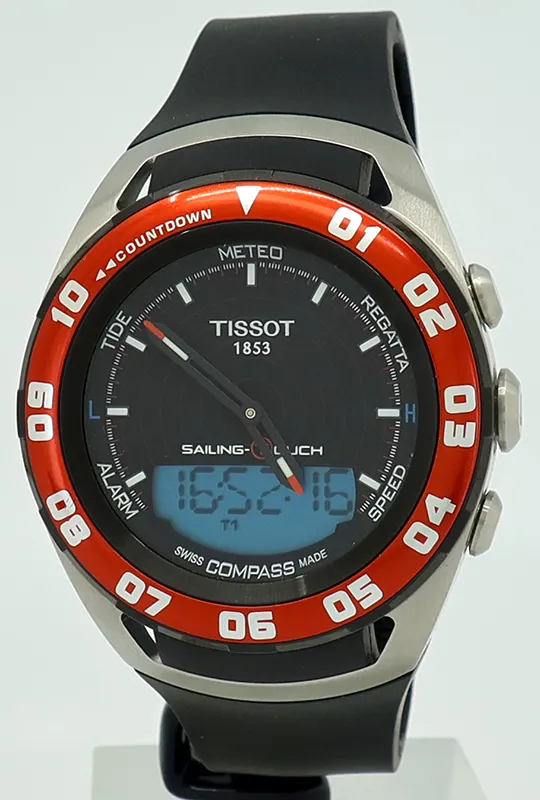 Tissot Sailing-Touch T0564202705100 45mm Stainless steel Black
