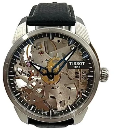 Tissot T-Classic T0704051641100 43mm Stainless steel Skeleton