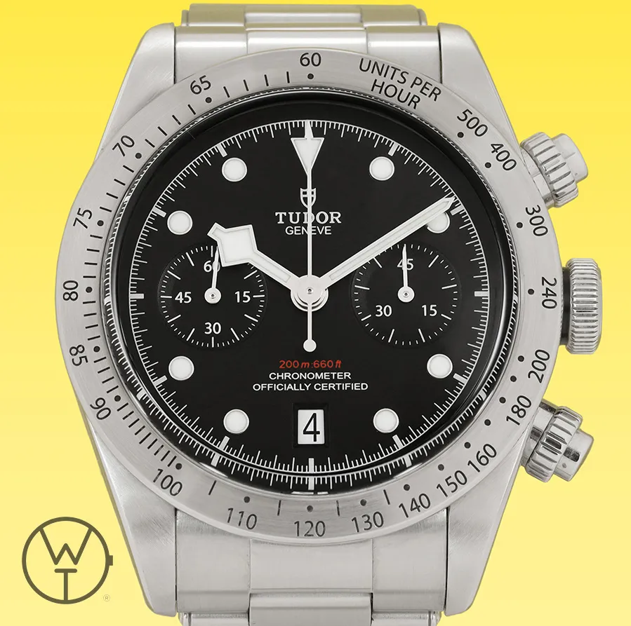 Tudor Black Bay 79350 42mm Stainless steel Black