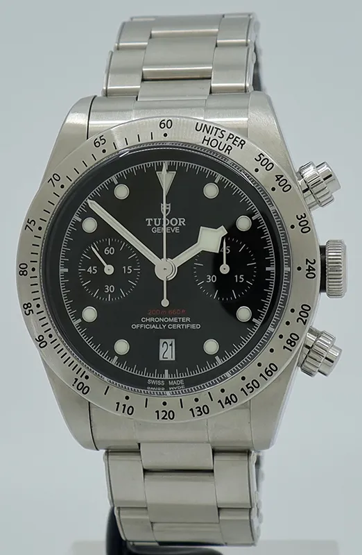 Tudor Black Bay Chrono 79350 41mm Stainless steel Black