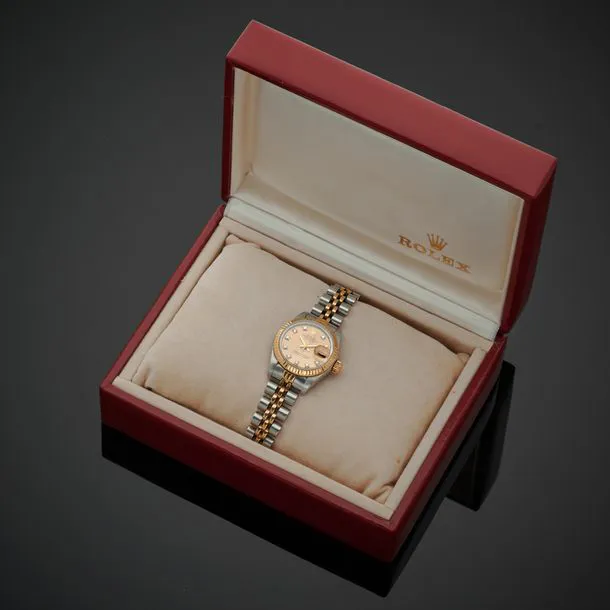 Rolex Lady-Datejust 69173 26mm Yellow gold and stainless steel Gilded