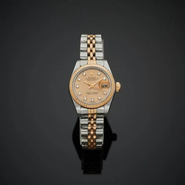 Rolex Lady-Datejust 69173 26mm Yellow gold and stainless steel Gilded 2