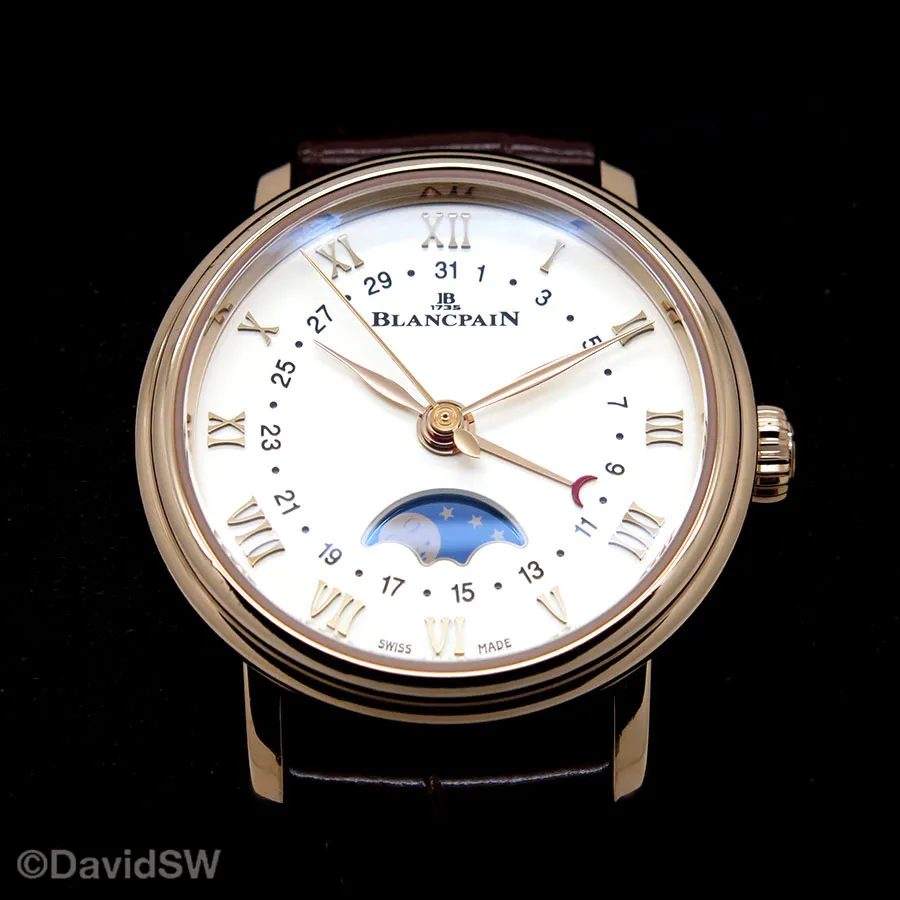 Blancpain Villeret 6106-3642-55A 29mm Rose gold White 7