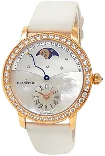 Blancpain Ladybird 3653-2954-58B Rose Gold$Diamond-set White