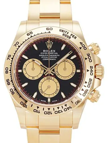 Rolex Daytona 126508 40mm Yellow gold Black