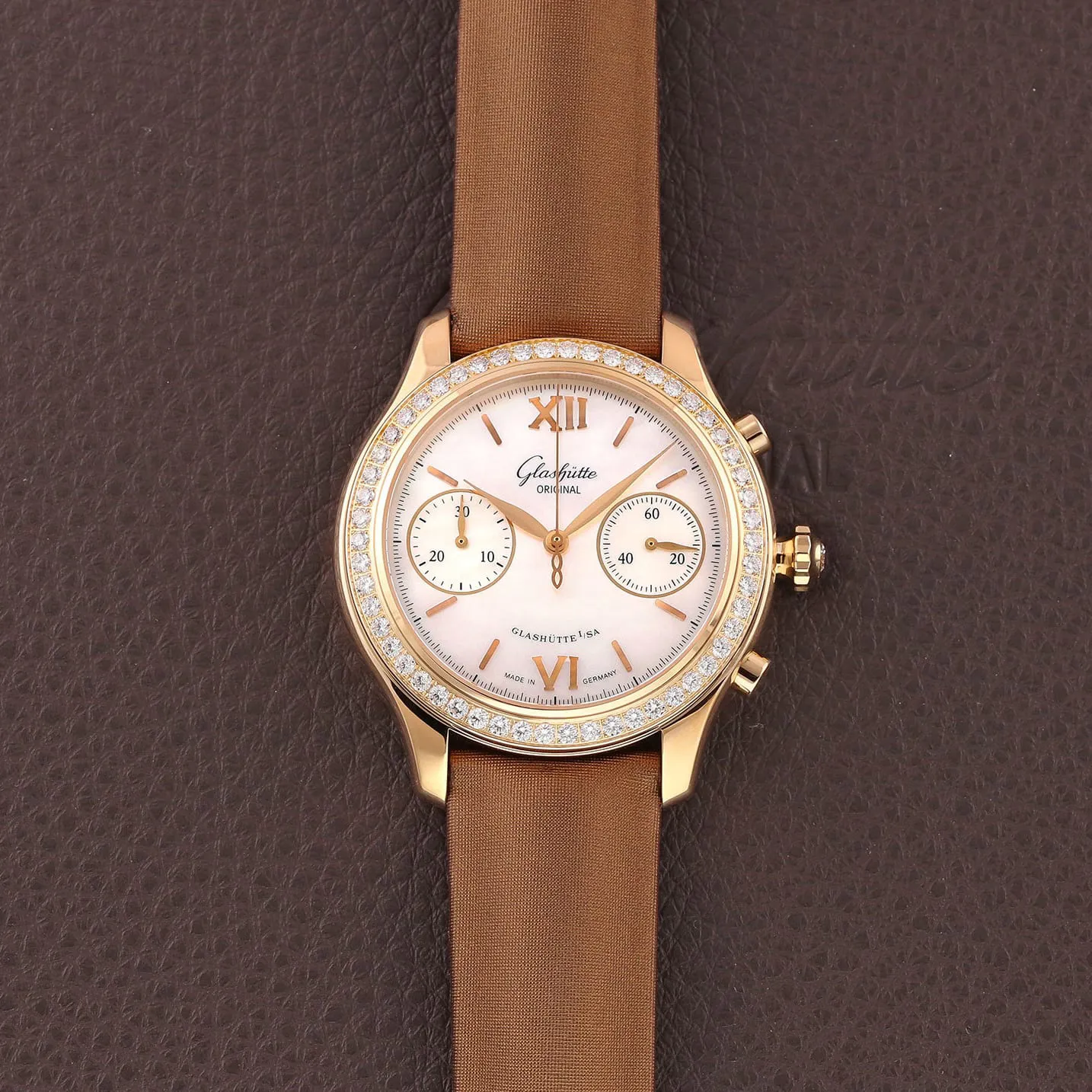 Glashütte Lady Serenade 38mm Rose gold Mother-of-pearl