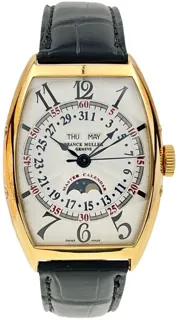 Franck Muller Master Calendar Lunar Yellow Gold 6850 MC L Yellow gold Silver