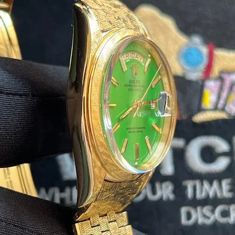 Rolex Day-Date 36 1806 36mm Yellow gold Green 2