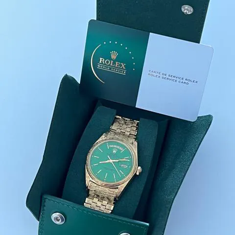 Rolex Day-Date 36 1806 36mm Yellow gold Green 8