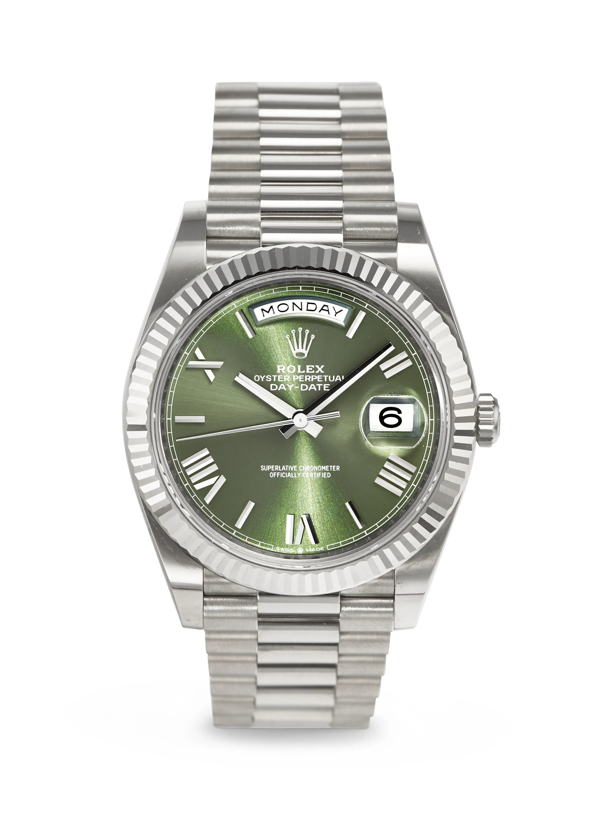 Rolex Day-Date 40 228239 40mm White gold Green